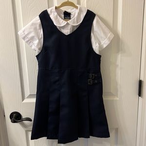 French Toast - Girls uniform dress & blouse. Size 7